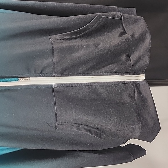 Etcyy Sweatshirt Active Streetwear Zipper Ombre Jacket. M - Picture 6 of 13